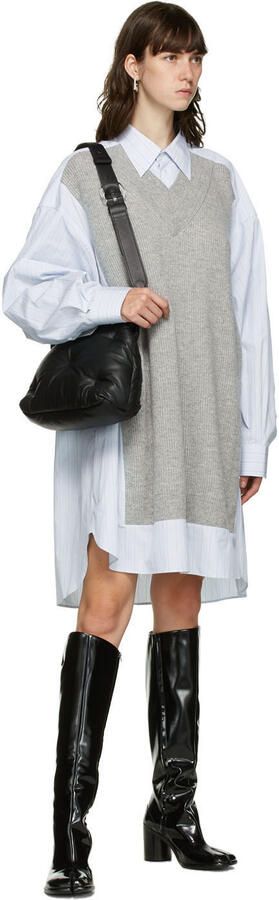 Maison Margiela Black Patent High Tabi Boots - Picture 4