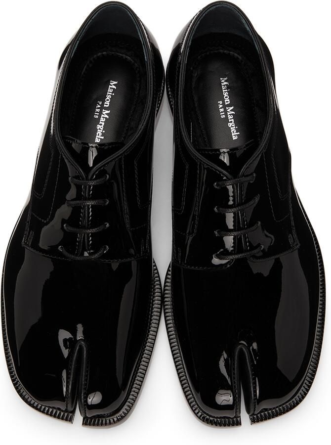Maison Margiela Black Patent Tabi Derbys