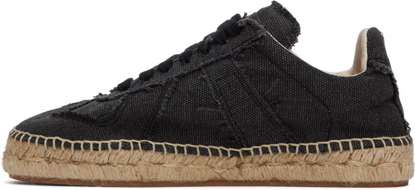 Maison Margiela Black Replica Espadrilles - Picture 3