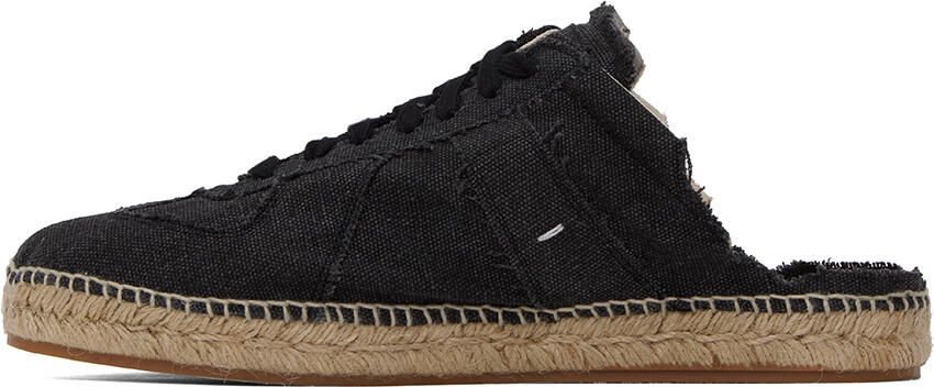 Maison Margiela Black Replica Espadrilles - Picture 3