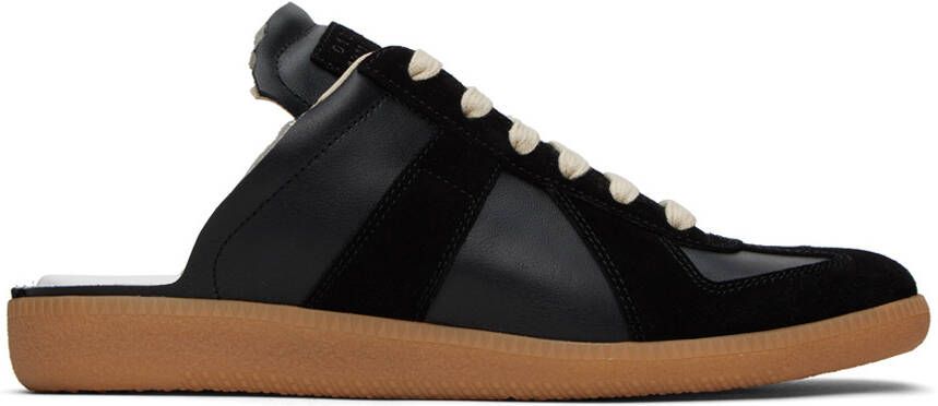 Maison Margiela Black Replica Sneakers - Picture 5
