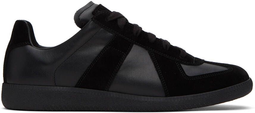 Maison Margiela Black Replica Sneakers - Picture 4