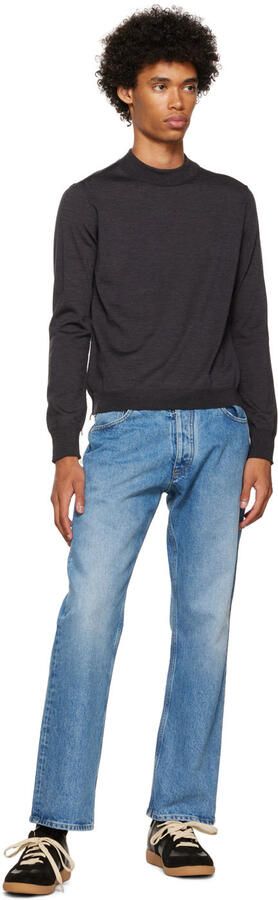 Maison Margiela Black Replica Sneakers - Picture 8