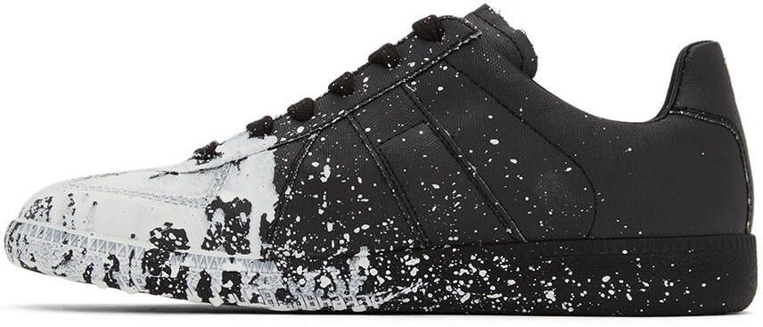 Maison Margiela Black Replica Sneakers - Picture 3