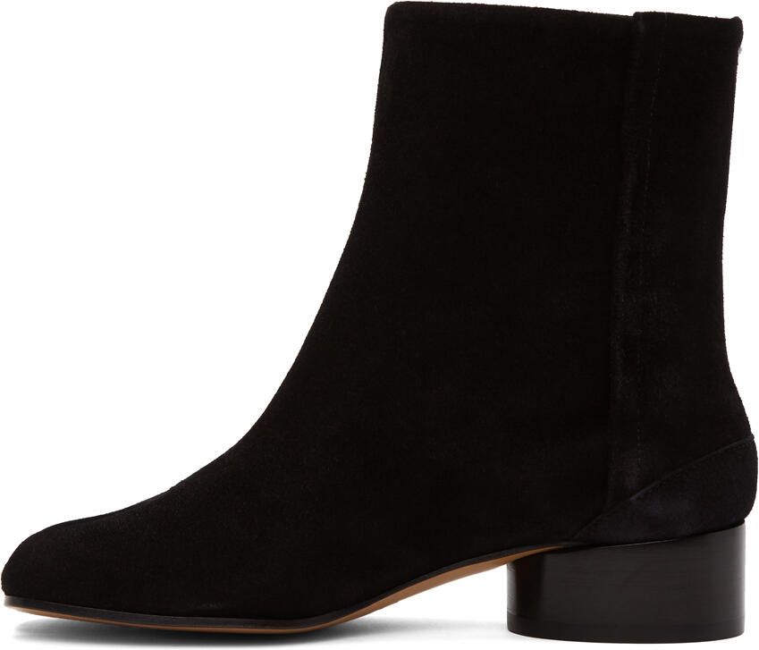 Maison Margiela Black Suede Tabi Boots