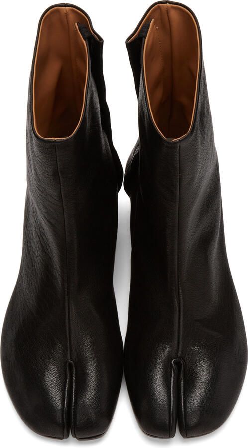 Maison Margiela Black Tabi Ankle Boots - Picture 4