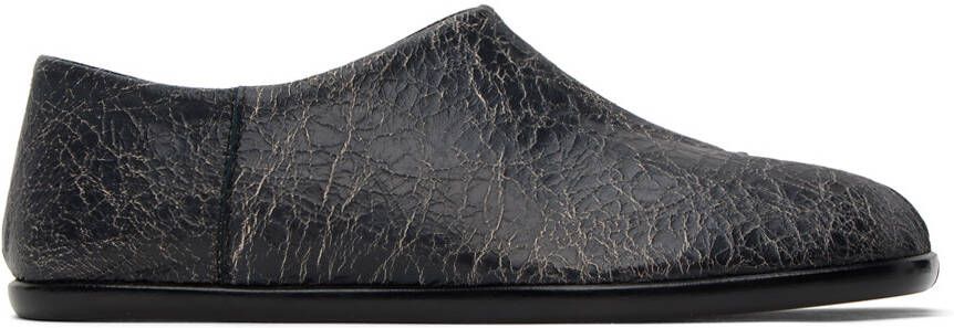 Maison Margiela Black Tabi Babouches Loafers