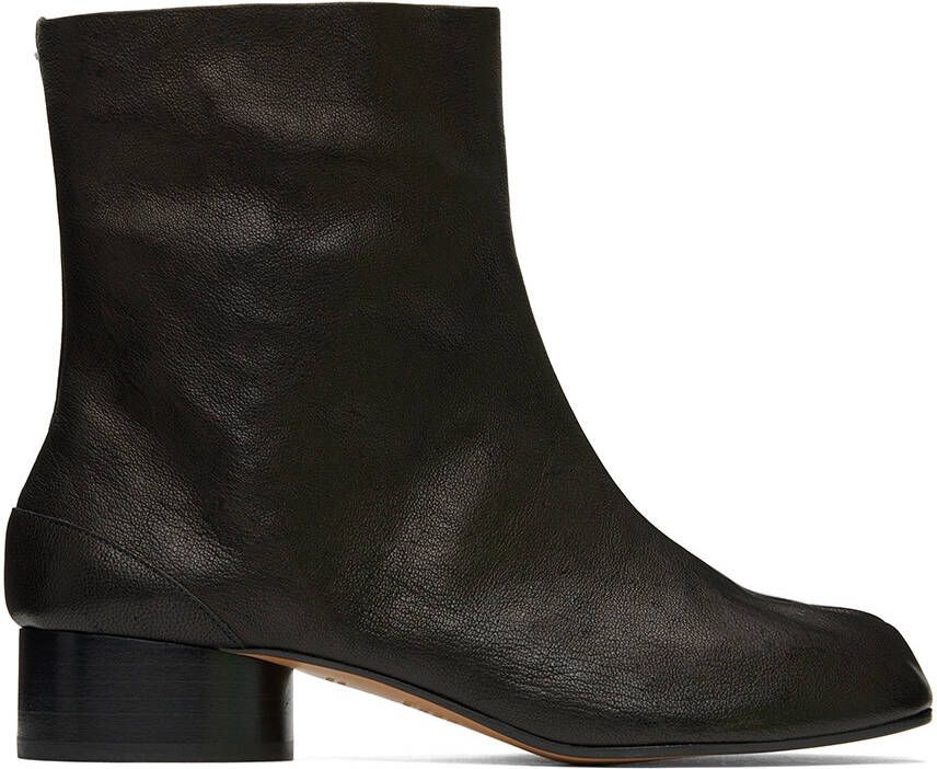 Maison Margiela Black Tabi Boots - Picture 4