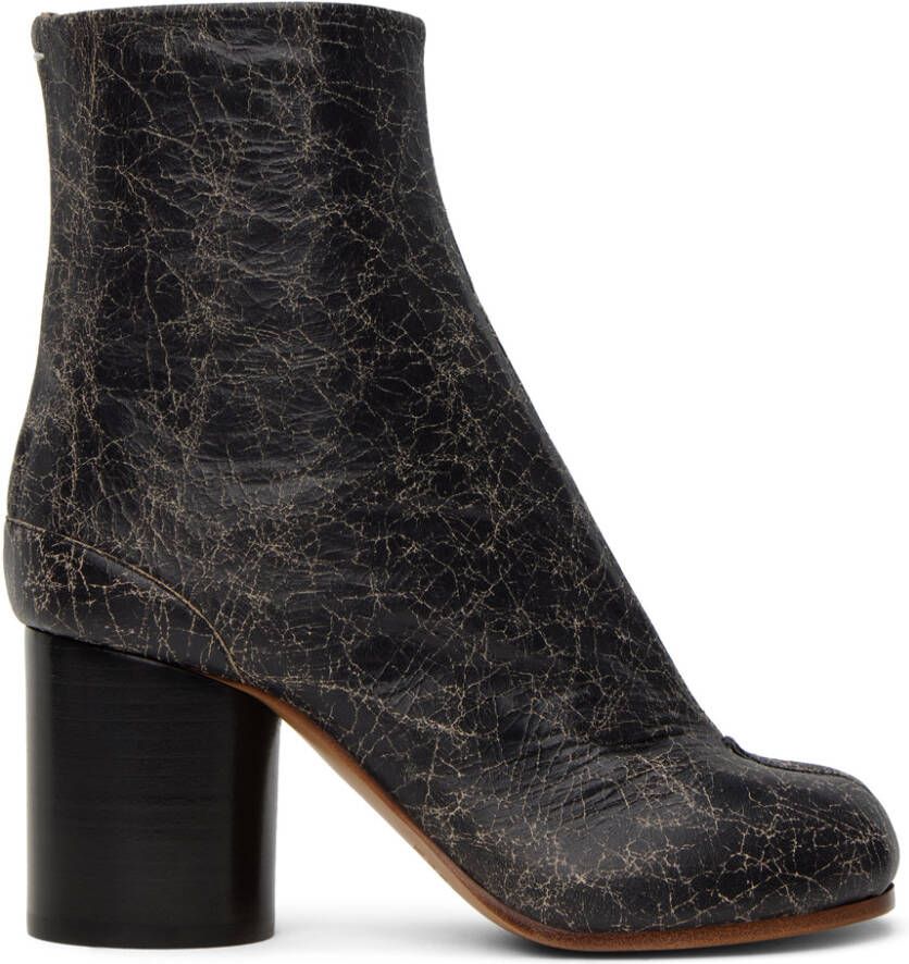 Maison Margiela Black Tabi Boots - Picture 2