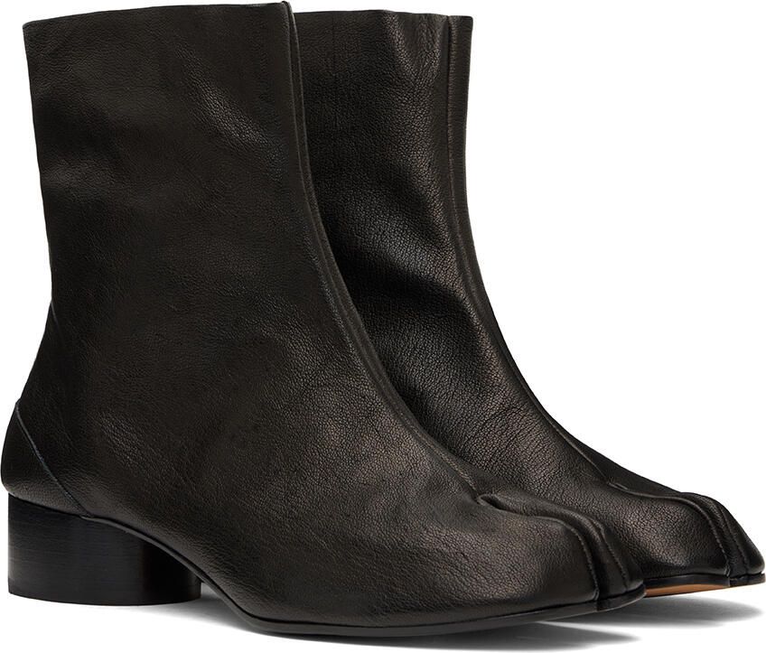 Maison Margiela Black Tabi Boots - Picture 2