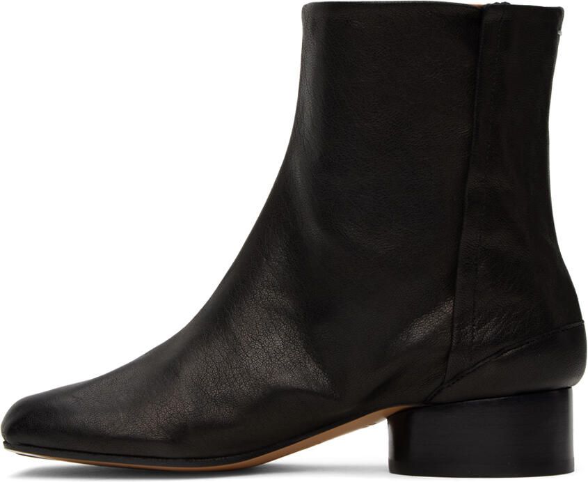 Maison Margiela Black Low Heel Tabi Boots - Picture 3
