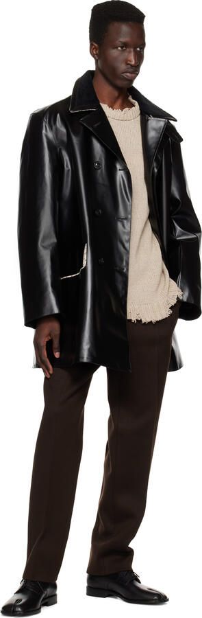 Maison Margiela Black Tabi Oxfords - Picture 4