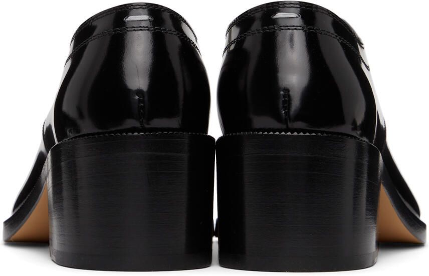 Maison Margiela Black Tabi Lace-Up Heels - Picture 2