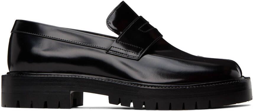 Maison Margiela Black Tabi Loafers - Picture 4