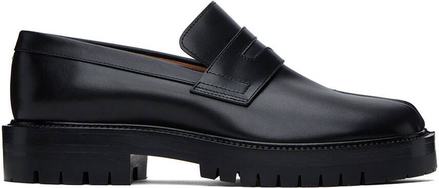 Maison Margiela Black Tabi Loafers - Picture 4
