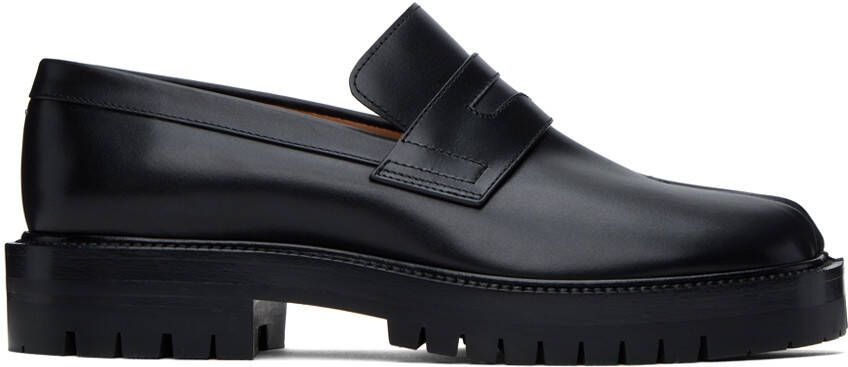 Maison Margiela Black Tabi Loafers - Picture 5