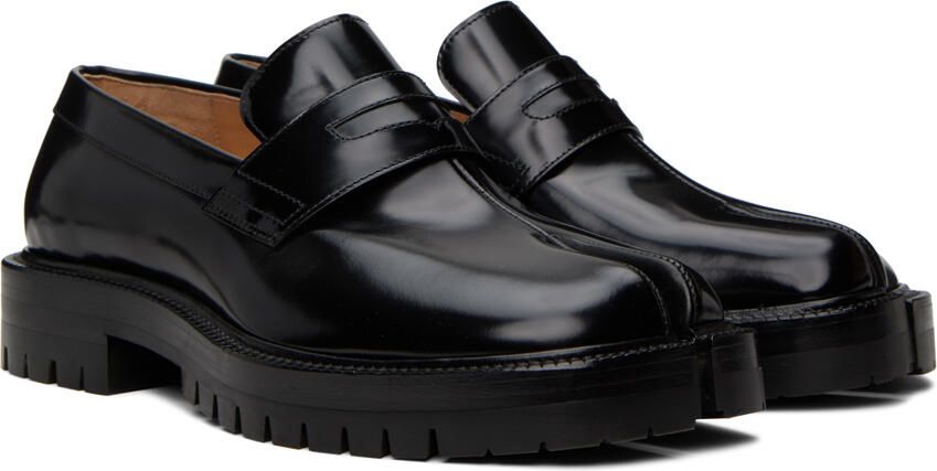 Maison Margiela Black Tabi Loafers - Picture 2