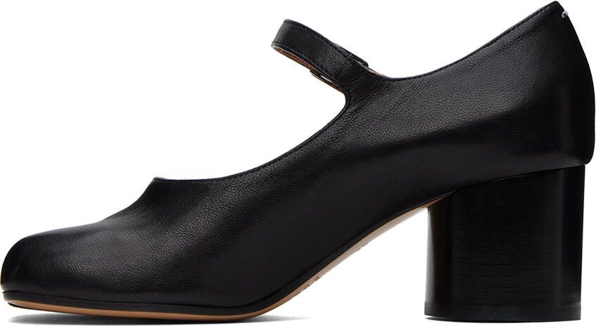 Maison Margiela Black Tabi Mary-Jane Heels - Picture 3