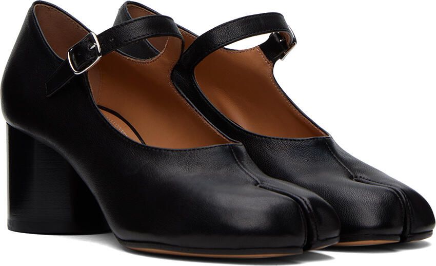 Maison Margiela Black Tabi Mary-Jane Heels - Picture 2