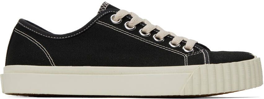 Maison Margiela Black Tabi Sneakers - Picture 4