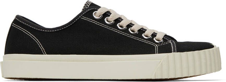 Maison Margiela Black Tabi Sneakers - Picture 4