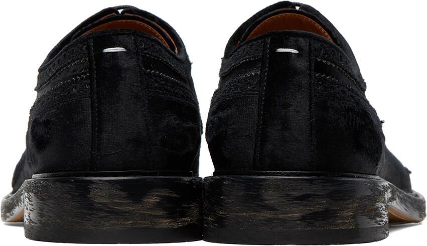 Maison Margiela Black Velvet Brogues