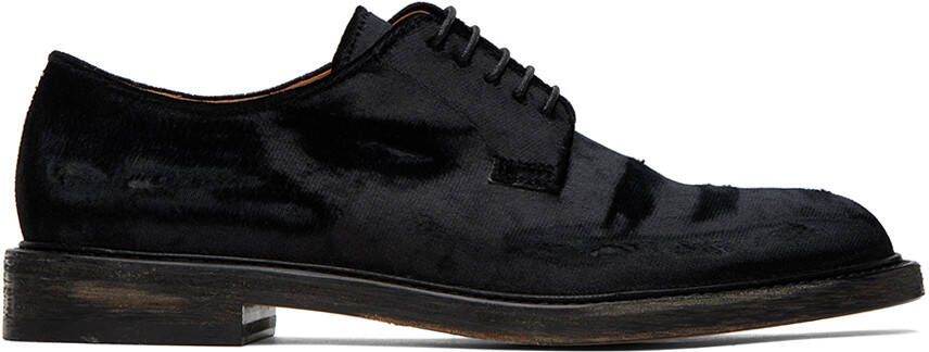 Maison Margiela Black Velvet Derbys