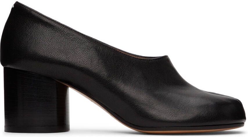 Maison Margiela Black Vintage Soft Tabi Heels - Picture 4