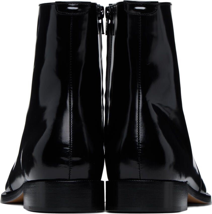 Maison Margiela Black Zip Boots