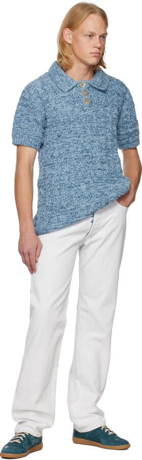 Maison Margiela Blue Replica Sneakers - Picture 4