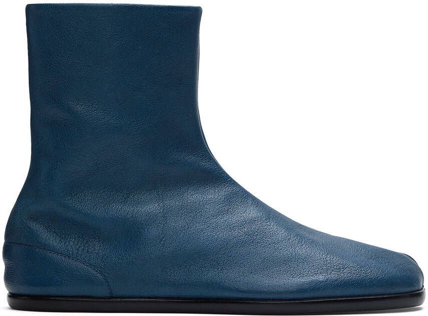 Maison Margiela Blue Tabi Boots - Picture 5