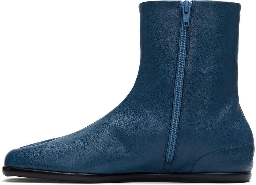 Maison Margiela Blue Tabi Boots - Picture 3