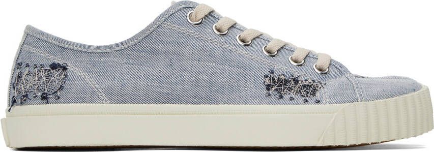 Maison Margiela Blue Tabi Denim Sneakers