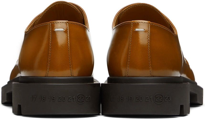 Maison Margiela Brown Cleated Sole Derbys