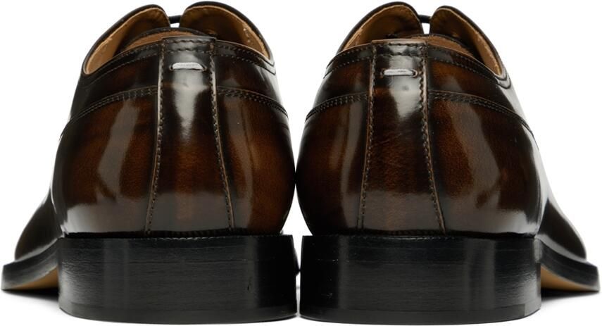Maison Margiela Brown Leather Oxfords