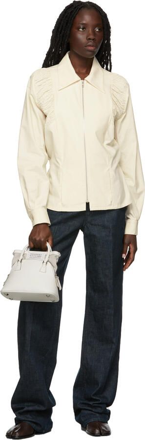 Maison Margiela Brown Mid Heel Tabi Ankle Boots - Picture 3