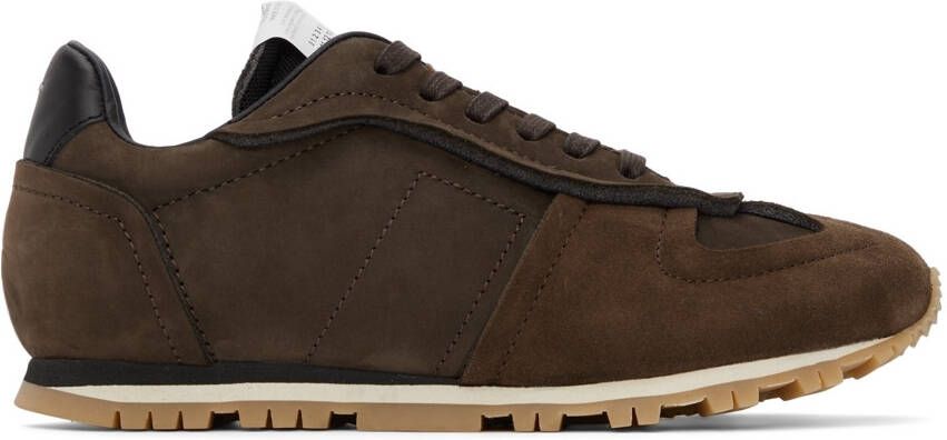 Maison Margiela Brown Retro Runner Sneakers - Picture 4