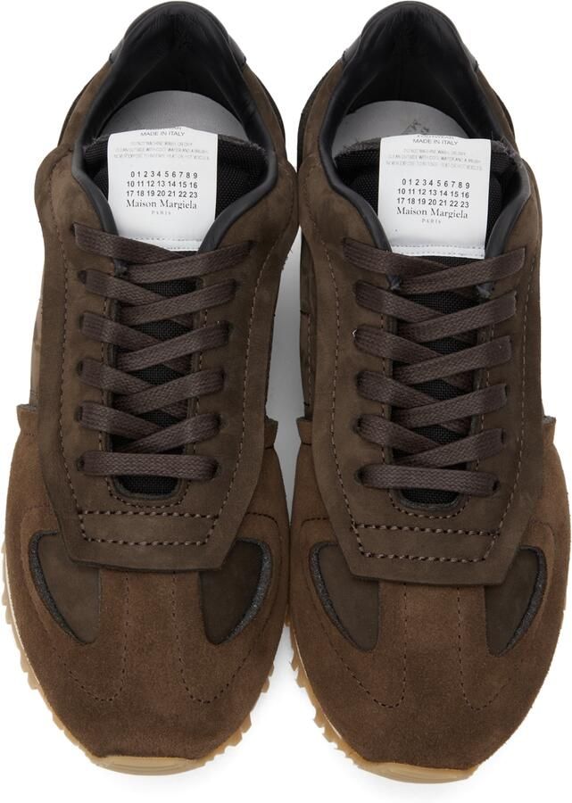 Maison Margiela Brown Retro Runner Sneakers