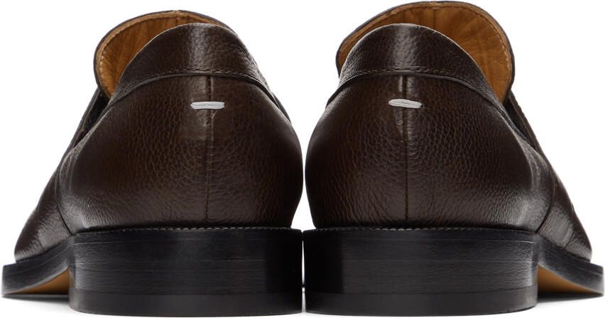 Maison Margiela Brown Soft Tabi Loafers - Picture 2