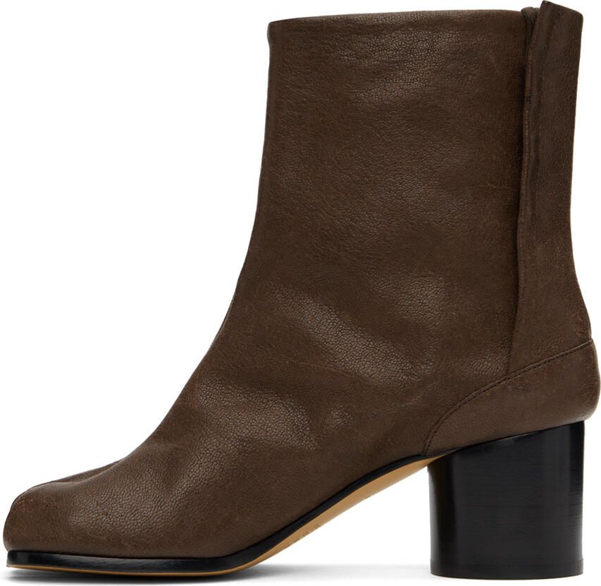 Maison Margiela Brown Tabi Boots