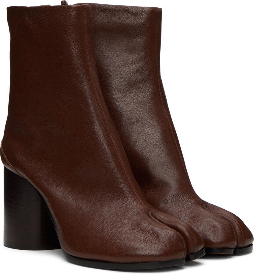 Maison Margiela Brown Tabi Boots