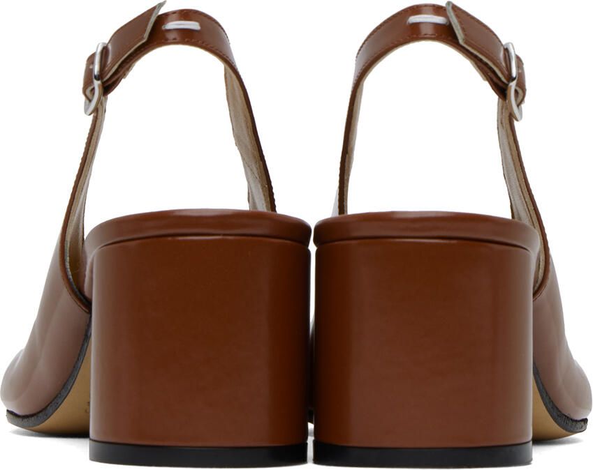 Maison Margiela Brown Tabi Heels