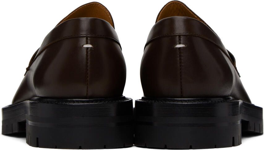 Maison Margiela Brown Tabi Loafers