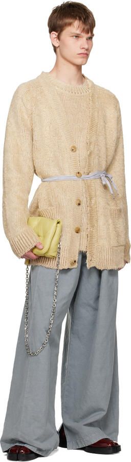 Maison Margiela Burgundy Tabi Loafers - Picture 4