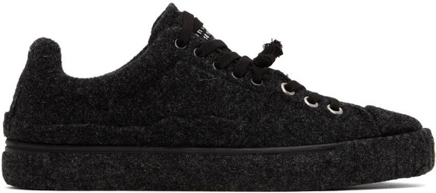 Maison Margiela Gray Paneled Sneakers - Picture 4