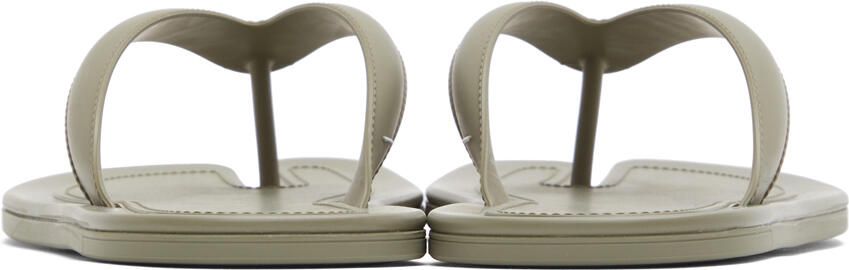 Maison Margiela Gray Tabi Flat Sandals - Picture 2