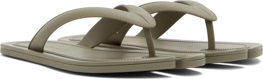 Maison Margiela Gray Tabi Flat Sandals - Picture 3