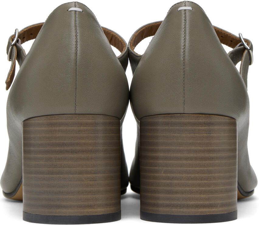 Maison Margiela Gray Tabi Mary-Jane Heels