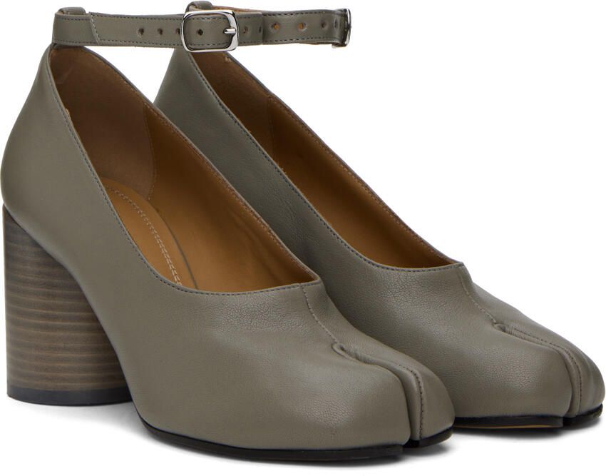 Maison Margiela Gray Tabi Pumps - Picture 2