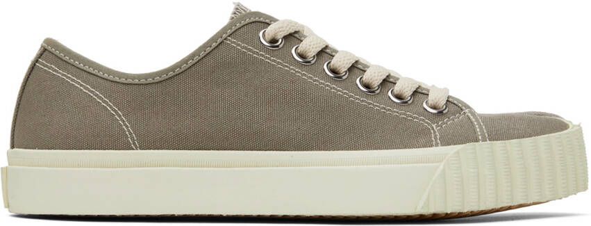 Maison Margiela Gray Tabi Sneakers - Picture 4